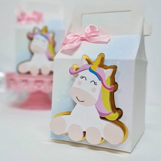 unicorn favour box